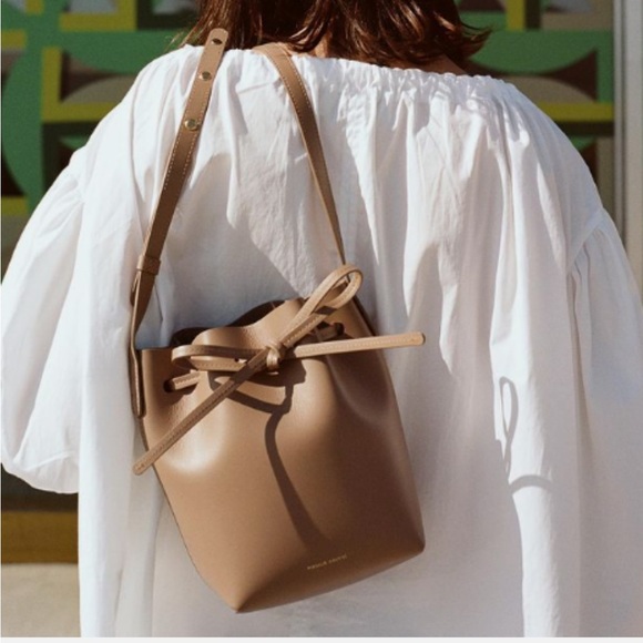 Mansur Gavriel Handbags - Mansur Gavriel Tan Shoulder Bag